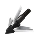 QAD Exodus Swept Blade Crossbow 125 Grain Fixed Blade Broadhead - Qad