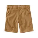 Carhartt Men's Rugged Flex Relaxed Fit Canvas Work Shorts Hickory 36" Waist 10" Inseam - Carhartt