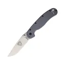 Ontario RAT 1 Pocket Knife 3.6" Drop Point AUS-8 Satin Blade Nylon Handle Gray - Ontario