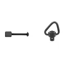 GG&G QD Rear Sling Attachment with Enhanced Angular Heavy Duty Push Button Sling Swivel Mossberg 590 Shockwave 1" Steel Matte - GG&G