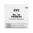 CCI Large Rifle 7.62mm NATO-Spec Military Primers #34 Case of 5000 (5 Boxes of 1000) - Cci
