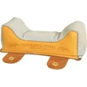 Protektor Super Slick Silver Wide Owl Ear Front Shooting Rest Bag Leather Tan Filled - Protektor