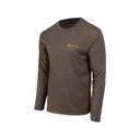 Beretta Men's Wing Drop Long Sleeve Crew Neck T Shirt Brown Medium - Beretta