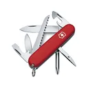 Victorinox Swiss Army Hiker Pocket Knife 2.75" Drop Point Stainless Steel Stainless Blade Polymer Handle Red - Victorinox Swiss Army