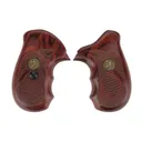 Pachmayr Renegade Wood Laminate Grips for Taurus 85 Rosewood Checkered - Pachmayr