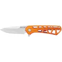 Buck Knives 814 Mini Trace Folding Knife 2.43" Drop Point 7Cr17MoV Satin Blade Anodized Aluminum Handle Orange - Buck Knives