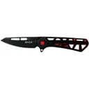 Buck Knives 813 Mini Trace Ops Folding Knife 2.43" Tanto Point 7Cr17MoV Black Blade Anodized Aluminum Handle Black - Buck Knives