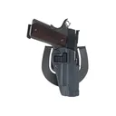 BLACKHAWK! Serpa Sportster Paddle OWB Holster Right Hand Glock 26, 27, 33 Polymer Gun Metal Gray - Blackhawk Holsters