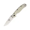 Ontario RAT 2 Pocket Knife 3" Drop Point AUS-8 Satin Blade G-10 Handle Ivory - Ontario