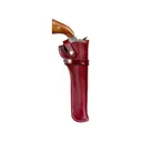 Triple K 310 OWB Holster Right Hand Pietta 1860 Army 3" Leather Walnut - Triple K