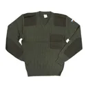 Military Surplus Czech M97 V-Neck Sweater Grade 2 Olive Drab XL - Military Surplus