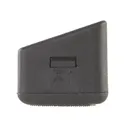 Arredondo Checkered Extended Magazine Base Pad +5 for Glock 17, 22, 24, 26, 27, 31, 32, 33, 34, 35, 37 Nylon Black - Arredondo