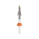AMS Fiberglass Bowfishing Arrow with Ankor QT Arrow Point White - Ams Bowfishing