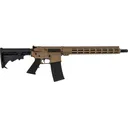 Andro Corp Industries ACI-15 Bravo Base Semi Automatic Rifle 5.56x45mm NATO 16" Black Threaded Barrel Flat Dark Earth Frame Black Adjustable Stock - Andro Corp Industries