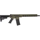 Andro Corp Industries ACI-15 Bravo Base Semi Automatic Rifle 5.56x45mm NATO 16" Black Threaded Barrel OD Green Frame Black Adjustable Stock - Andro Corp Industries