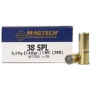 Magtech 38 Special Ammo 148 Grain Wadcutter Case of 1000 (20 Boxes of 50) - Magtech