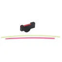 Cylinder & Slide Front Sight for S&W K, L, N-Frame with Pinned Front Sight .300" Height Improved Ramp Steel Blue Fiber Interchangeable Green, Red - Cylinder & Slide