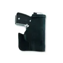 Galco Pocket Protector Pocket Holster Ambidextrous Ruger LCP with Crimson Trace Laserguard Leather Black - Galco