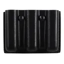 Safariland 775 Slimline Open-Top Triple Magazine Pouch Beretta 92, CZ 75, Sig Sauer P226, Springfield XD 9mm Laminate Black - Safariland