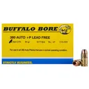 Buffalo Bore 380 ACP +P Ammo 80 Grain Barnes TAC-XP Solid Hollow Point Lead Free Box of 20 - Buffalo Bore Ammunition