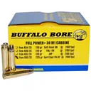 Buffalo Bore 30 Carbine Ammo 125 Grain Flat Nose Box of 20 - Buffalo Bore