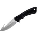 Buck Knives 685 BuckLite Max II Fixed Blade Knife 4" Drop Point with Gut Hook 420HC Satin Blade Dynaflex Rubber Handle Black - Buck Knives