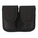 Bianchi 7301 Speedloader Pouch Medium Frame Revolver Hidden Snap Closure Nylon Black - Bianchi Holsters