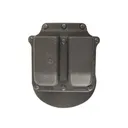 Fobus Roto Paddle Double Stack Double Magazine Pouch 9mm Luger, 40 S&W Polymer Black - Fobus