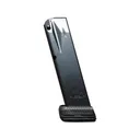 Mec-Gar Optimum Magazine with DPS Base Pad for Taurus PT100, PT101 40 S&W 15-Round Steel Anti-Friction Black - Mec-Gar