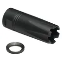 CMMG ZEROED Flash Hider 22 LR 1/2"-28 Thread Aluminum Black - CMMG