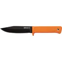 Cold Steel Exclusive SRK Compact Fixed Blade Knife 5" Clip Point SK-5 High Carbon Black Tuff-EX Blade Kray-Ex Handle Orange - Cold Steel