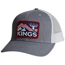 Kings Camo Men's Patriot Patch Hat Heather Gray/White One Size Fits Most - Kings Camo