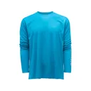 Grundens Men's Tough Sun Crew Long Sleeve Crew Neck T Shirt Azure 2XL - Grundens
