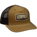Leupold Mens Riflescopes Waxed Canvas Trucker Hat Whiskey/Brown - Leupold