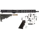 AR-STONER AR-15 Build Kit with Upper Receiver Assembly 300 AAC Blackout 16" Barrel Carbine Length 15" M-LOK Handguard, Complete Lower Receiver Parts Kit, Stock Assembly 6-Position Mil-Spec Collapsible - AR-STONER