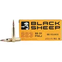 Black Sheep 223 Remington Ammo 55 Grain Full Metal Jacket Box of 50 - Black Sheep