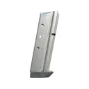 Nighthawk Custom 1911 Officer Magazine with Extended Base Pad 9mm 8-Round Welded Base with Flat Follower Stainless Steel - Nighthawk Custom