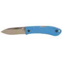 KA-BAR Dozier Pocket Knife 3" Drop Point D2 Stainless Steel Blade Zytel Handle Blue - Ka-Bar