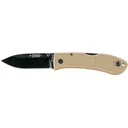 KA-BAR Dozier Pocket Knife 3" Drop Point D2 Stainless Steel Blade Zytel Handle Coyote Brown - Ka-Bar