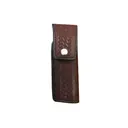 Protektor Deluxe Bolt Sheath Basket Weave Wide Leather Brown - Protektor