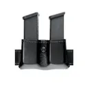 Safariland 079 Snap-On Double Magazine Pouch 1-3/4" Colt Government 380, Mustang, S&W Sigma 380, Walther PP, PPK, PPK/S Polymer Fine-Tac Black - Safariland