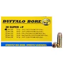 Buffalo Bore Outdoorsman 38 Super +P Ammo 115 Grain Jacketed Hollow Point Box of 20 - Buffalo Bore