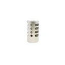 TandemKross Game Changer Compensator 22 Long Rifle 1" Outside Diameter 1/2"-28 Thread Aluminum Silver - Tandemkross