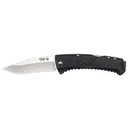 SOG Traction Pocket Knife 3.5" Drop Point 5Cr13MoV Polished Blade Glass Reinforced Nylon (GRN) Handle Black - SOG Knives