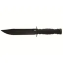 Smith & Wesson Special Ops Survival Fixed Blade Knife 7" Spine Serrated Clip Point 8Cr13MoV Black Blade ABS Rubber Handle Black - Smith & Wesson