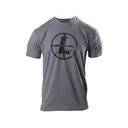 Leupold Men's Distressed Reticle Short Sleeve Crew Neck T Shirt Heather Gray XL - Leupold