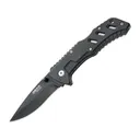 Bear & Son 61117 Folding Knife 3" Drop Point 440 Black Blade Zytel Handle Black - Bear Edge