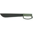 Ontario Camp Plus Machete 12.5" 1075 Carbon Black Phosphate Blade Polymer D Handle Green - Ontario