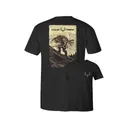 Muley Freak Men's Rifle Sasquatch Short Sleeve Crew Neck T Shirt Black 2XL - Muley Freak