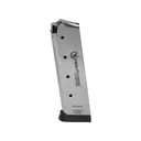 Nighthawk Custom 1911 Government, Commander Magazine with Extended Base Pad 45 ACP 8-Round Stainless Steel - Nighthawk Custom